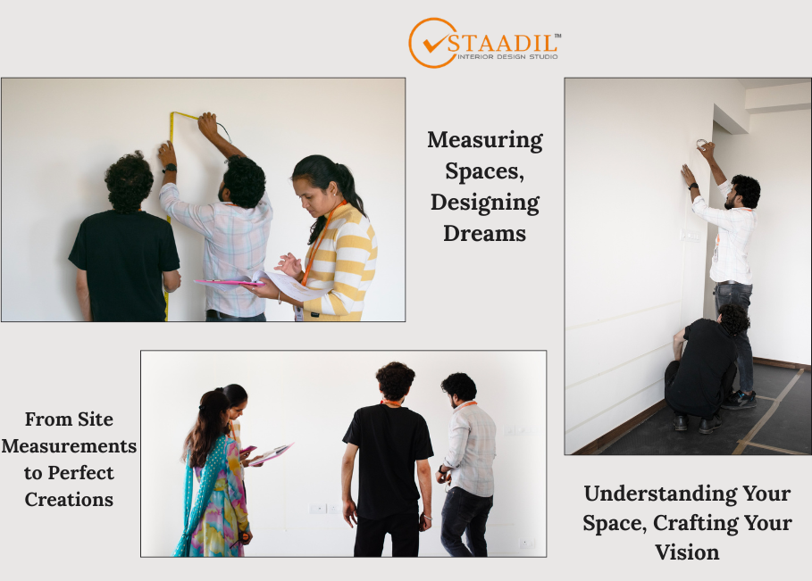 interior design services Bangalore site measurement and planning